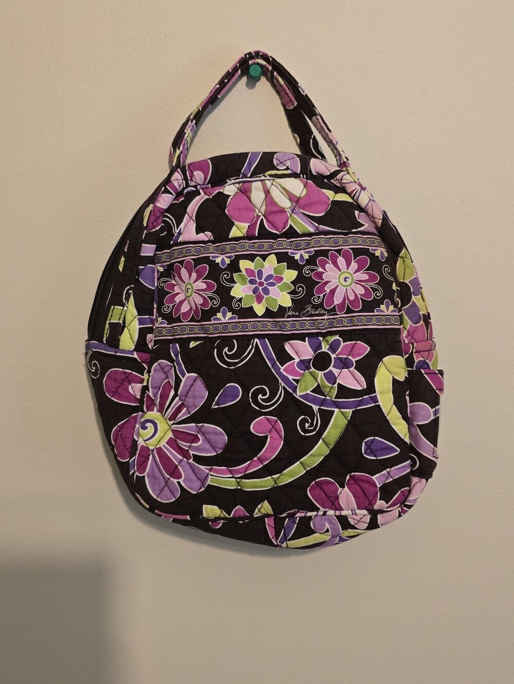 Vera Bradley Purple Punch Floral Handbag